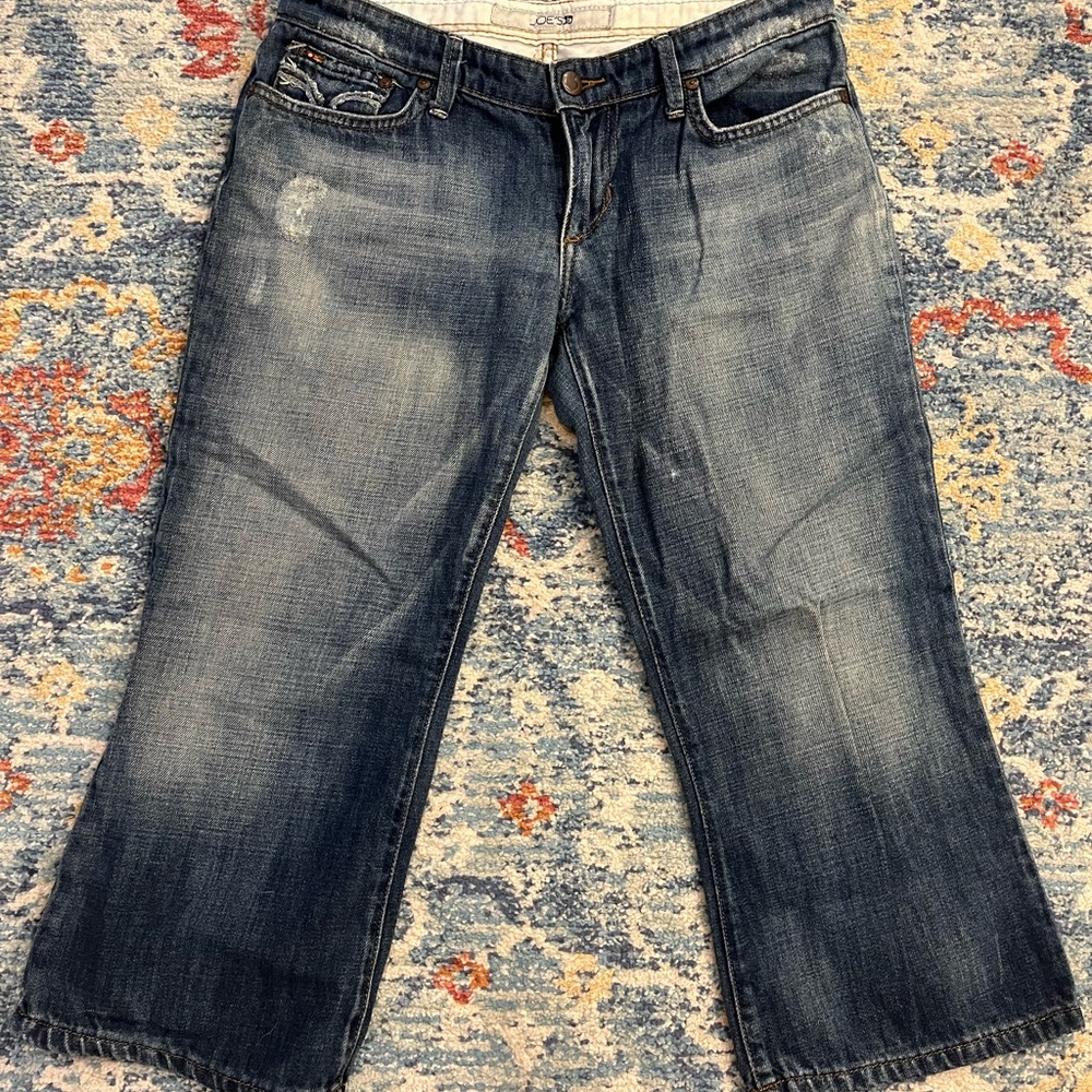 Vintage joes jeans capris, size wide leg, euc
